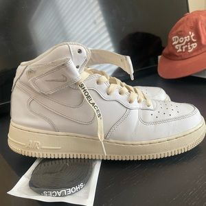 Nike Air Force 2 pair off white laces 1 Mid '07